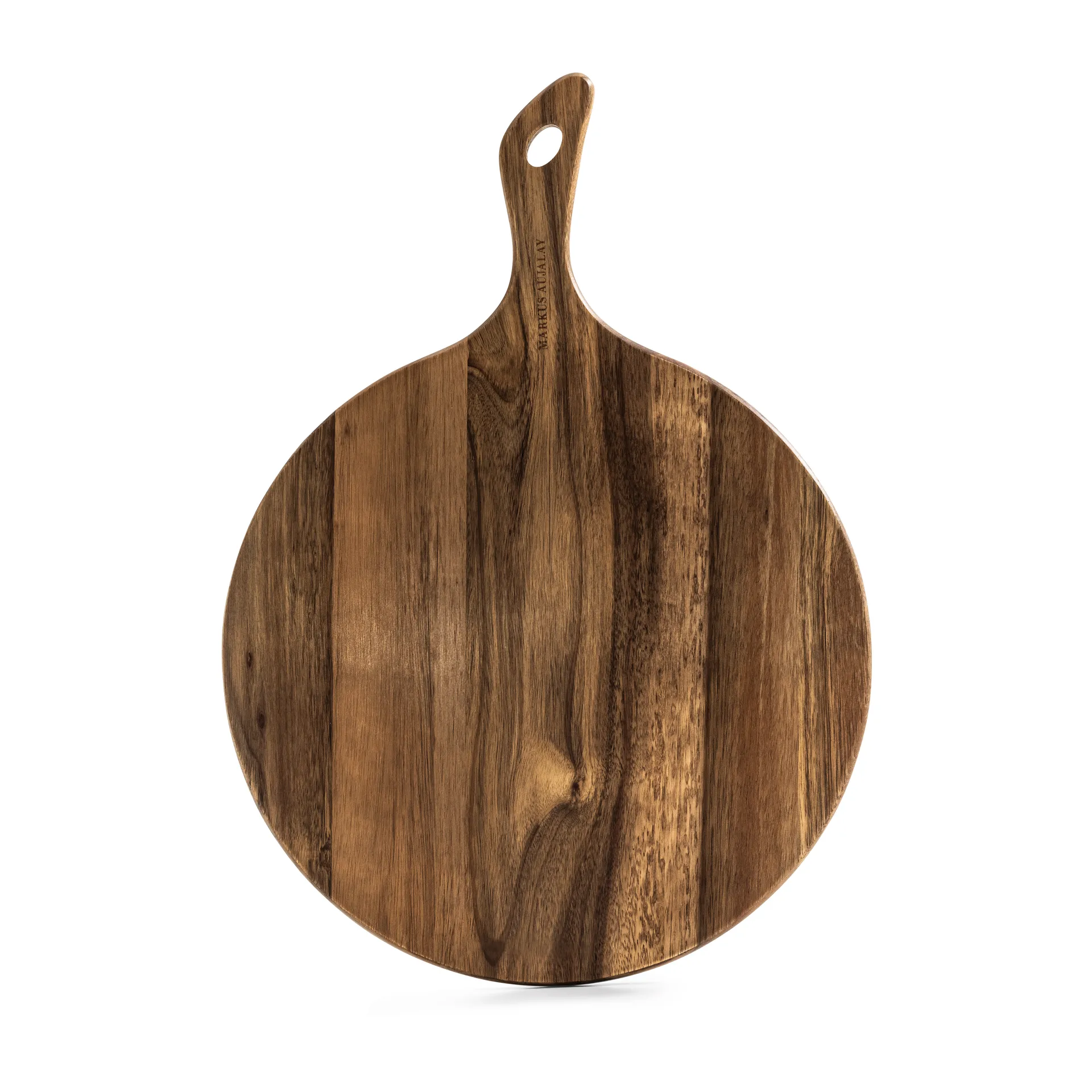 Markus round board serving tray 35x48 cm, Acacia Markus Aujalay