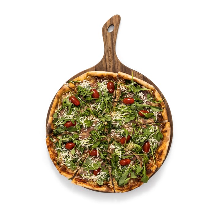 Markus round board serving tray 35x48 cm, Acacia Markus Aujalay