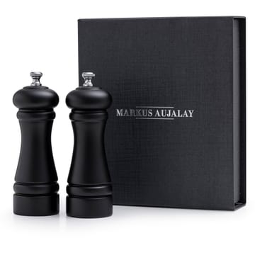 Markus salt- & pepper mill set - Black - Markus Aujalay