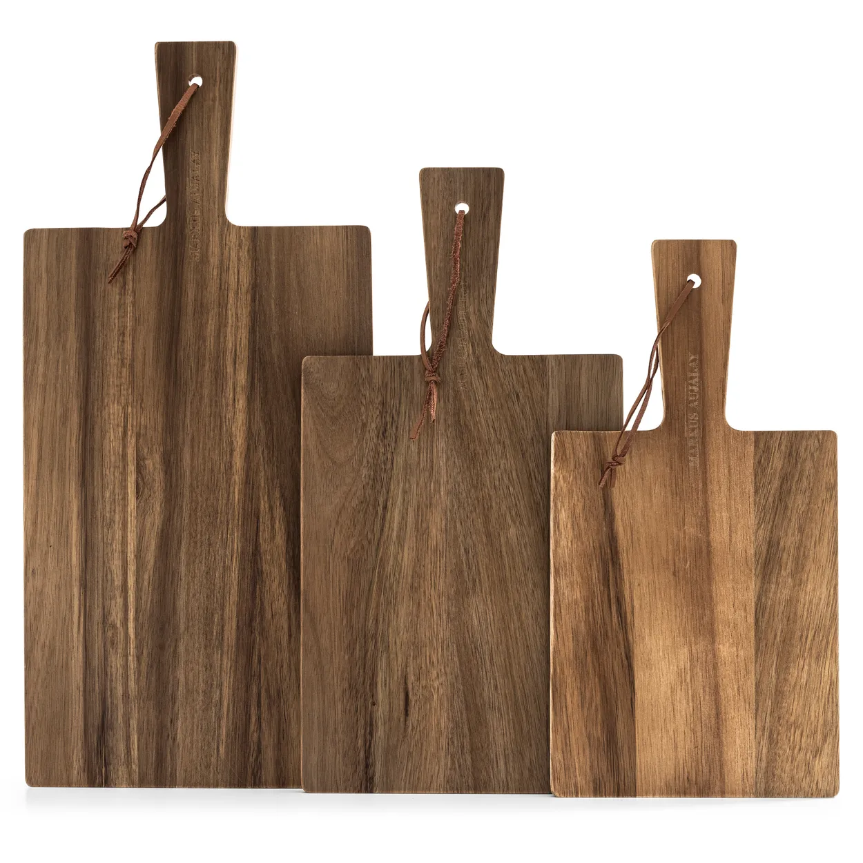 Markus Aujalay Markus tapas board 3 pieces Acacia | Scandinavian Design | Chopping boards | Brown