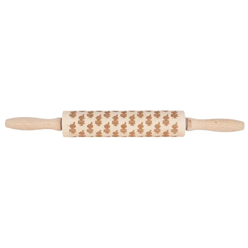 I bake Pastel rolling pin, White-pink Martinex