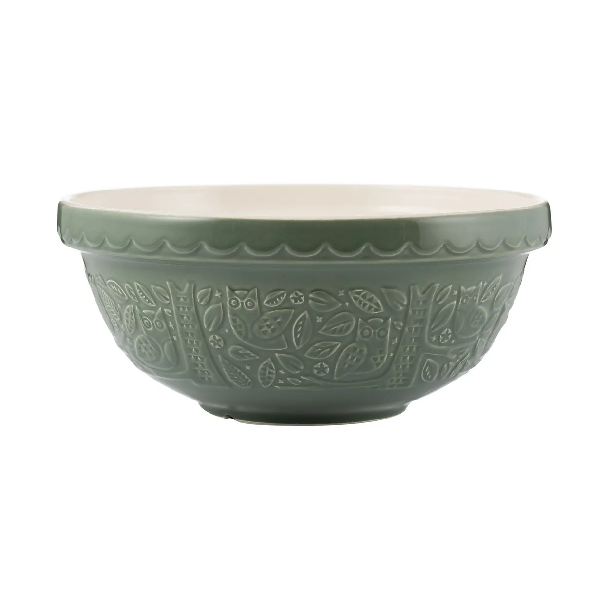 Mason Cash In the Forest Mix bowl Owl S18 o26 cm Green