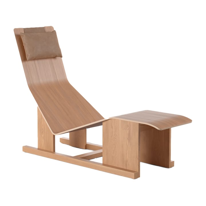 4PM chaise longue - American cherry - Massproductions