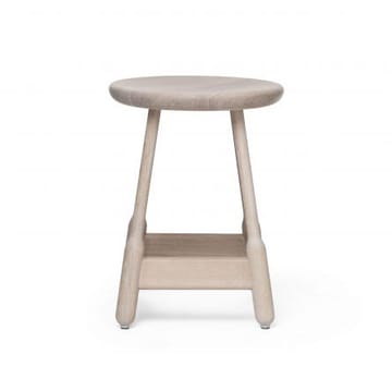 Albert barstool 50 cm - White-oiled oak - Massproductions