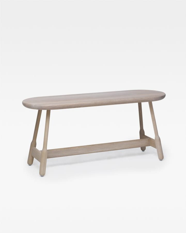 Albert bench 160 cm - White-oiled oak - Massproductions