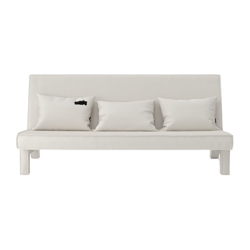 Massproductions BAM! 3-seater sofa 1016 Bone | Scandinavian Design | Sofas | Grey
