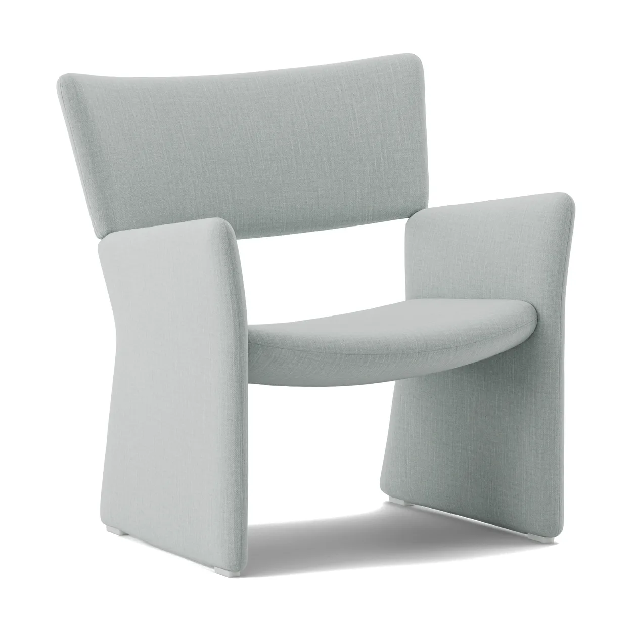 Massproductions Crown Easy Chair Linara 253 Swedish Grey