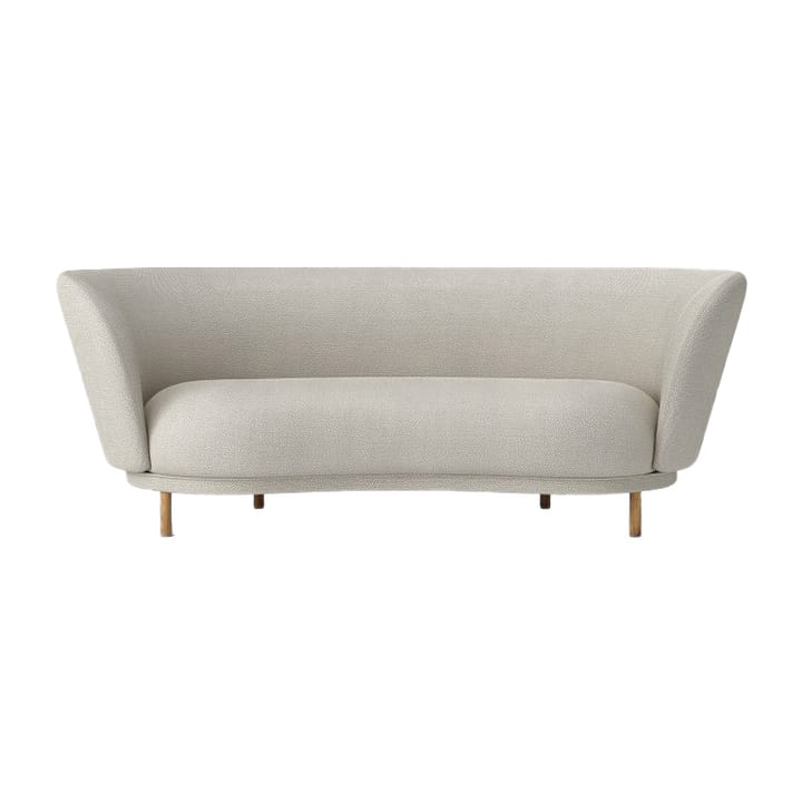 Dandy 2-seater sofa - Oak-Sacho sapphire 007 - Massproductions