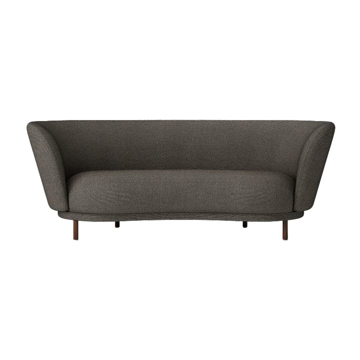 Dandy 2-seater sofa - Walnut-Sacho sapphire 001 - Massproductions