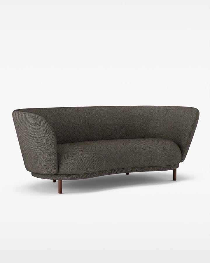 Dandy 2-seater sofa - Walnut-Sacho sapphire 001 - Massproductions