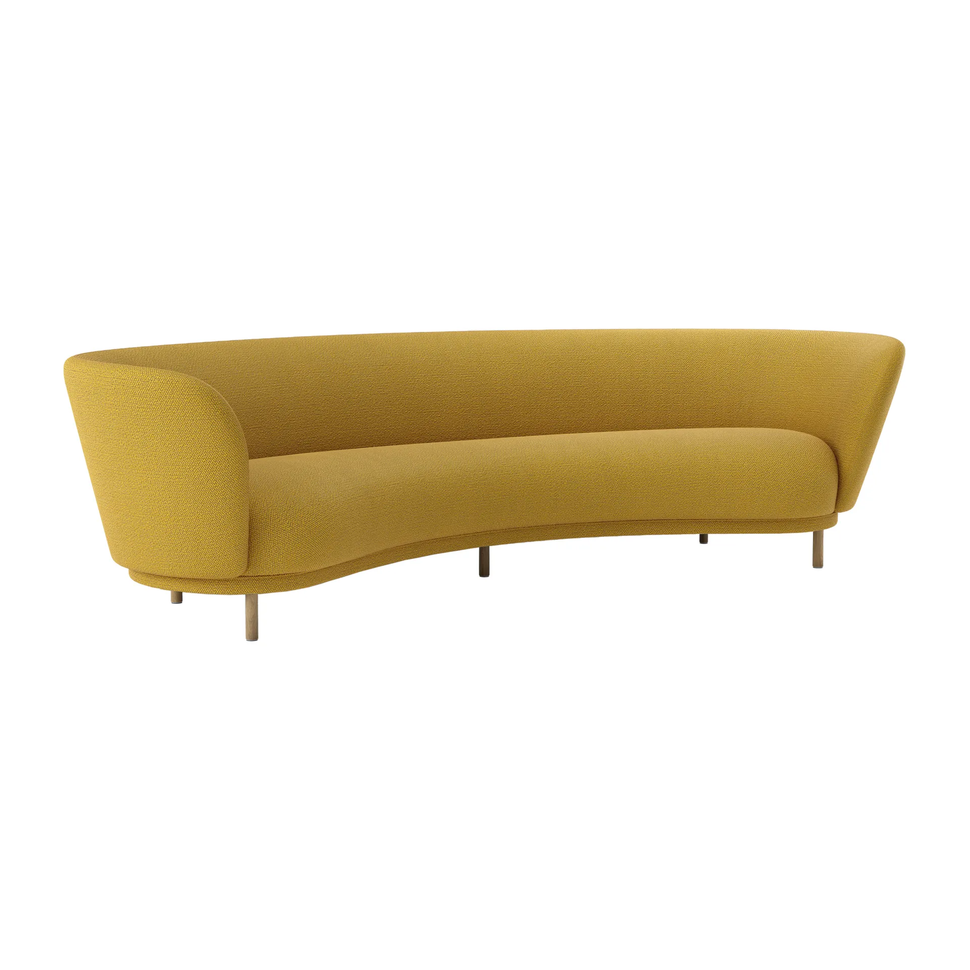 Dandy 4-seater sofa, Sacho Safire 017-oak legs Massproductions