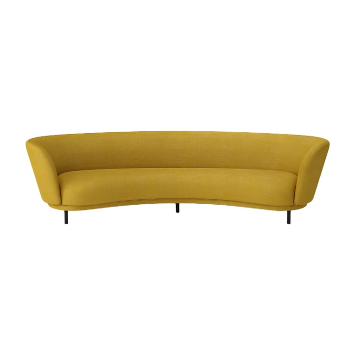 Dandy 4-seater sofa - Stained oak-Sacho sapphire 017 - Massproductions