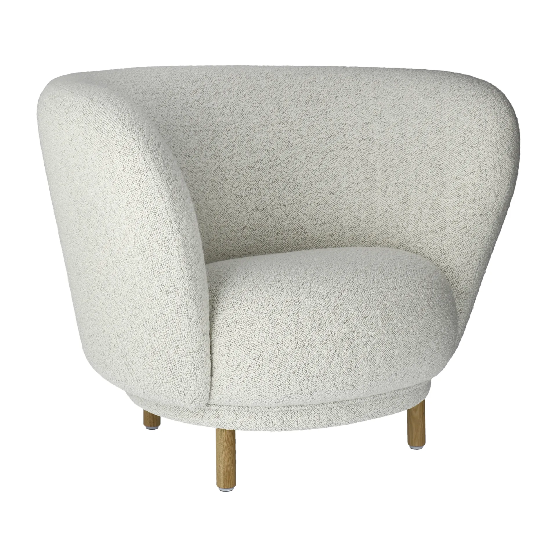 Dandy armchair, Oak-Cocoa rum 007 Massproductions