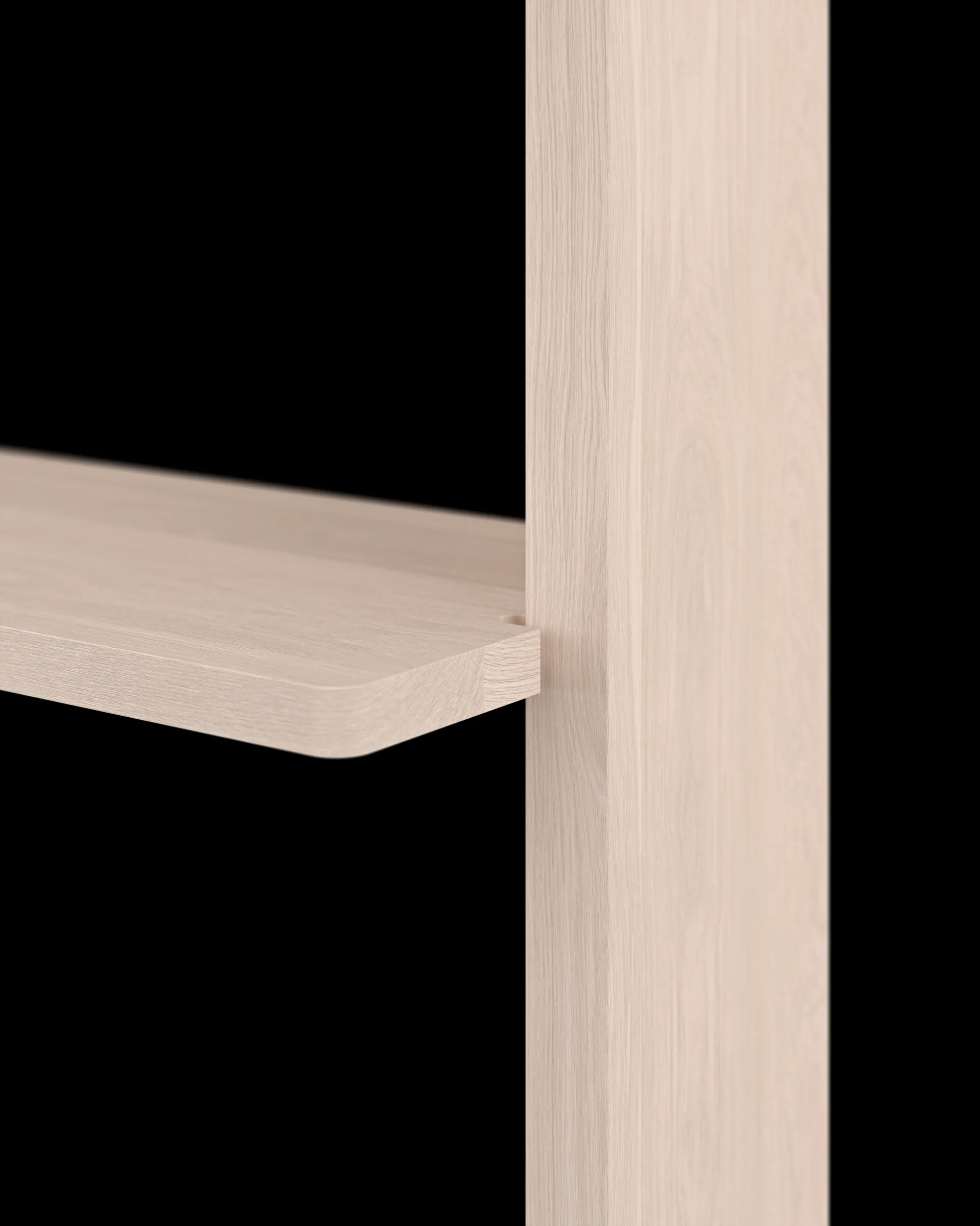 Gridlock - S1-A3-0 shelf, Natural Ash Massproductions