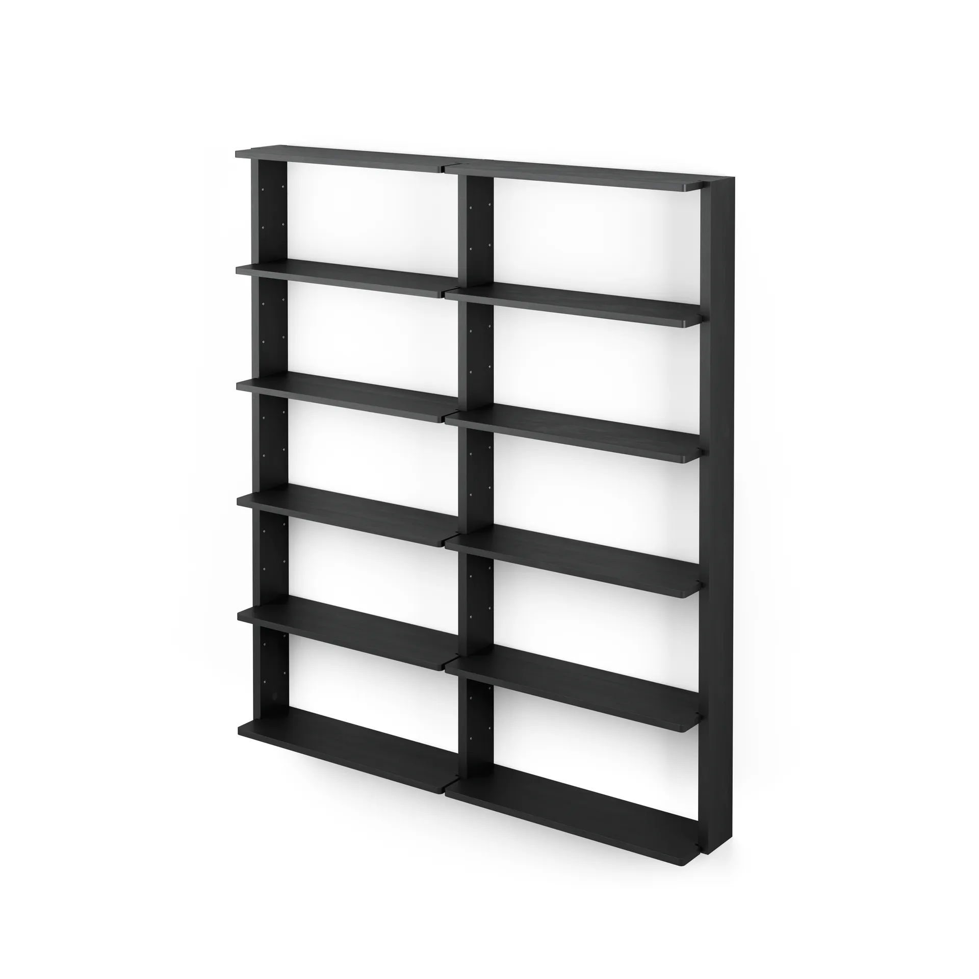 Gridlock - T2-A12-0 shelf, Black stained Ash Massproductions