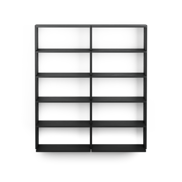 Gridlock - T2-A12-0 shelf - Black stained Ash - Massproductions