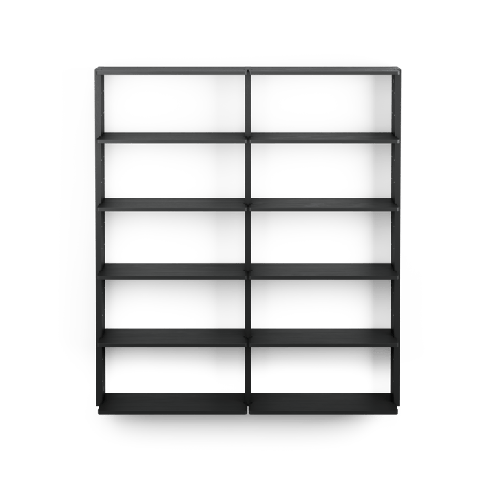 Gridlock - T2-A12-0 shelf - Black stained Ash - Massproductions