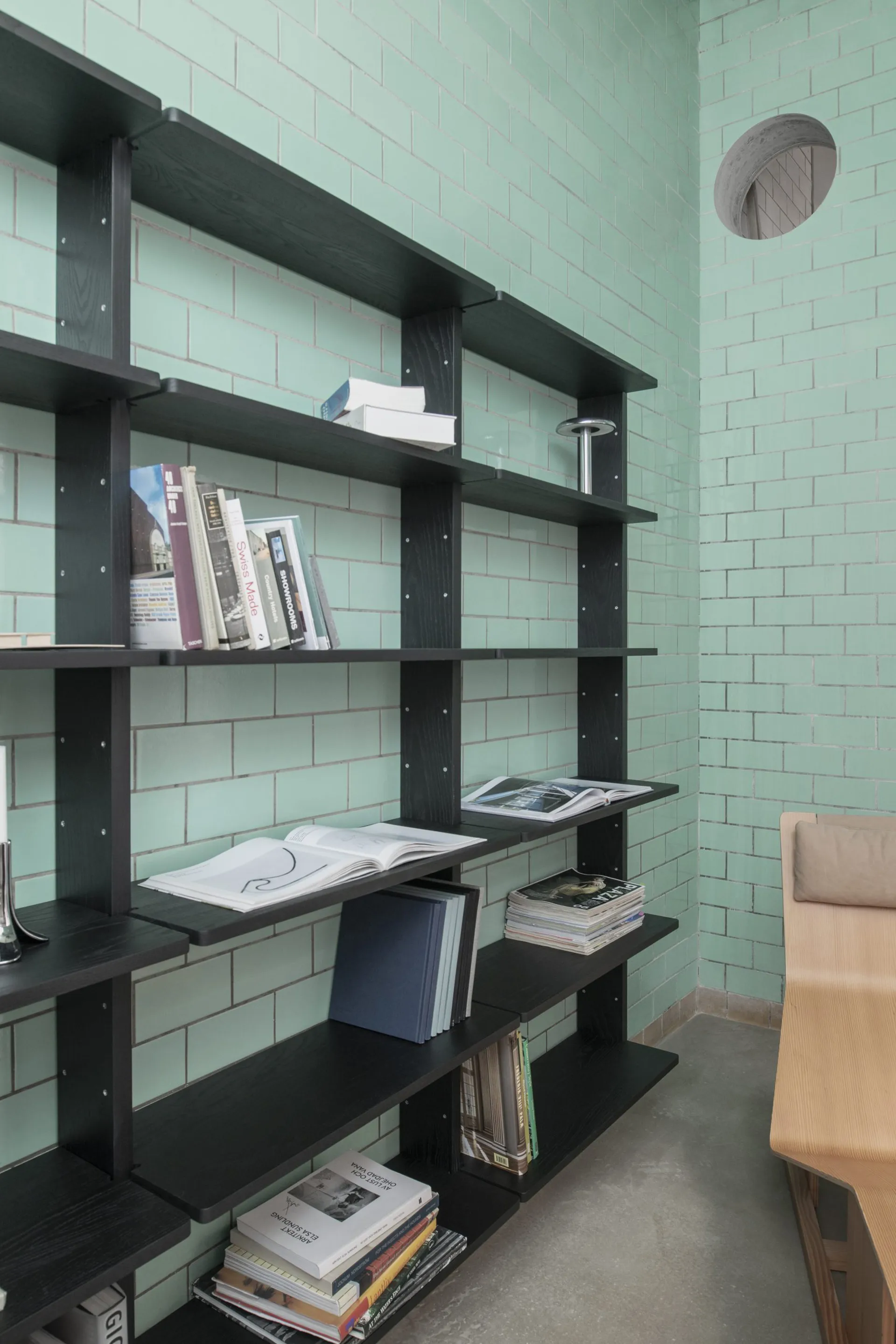 Gridlock - T3-A9-A9 shelf, Black stained Ash Massproductions