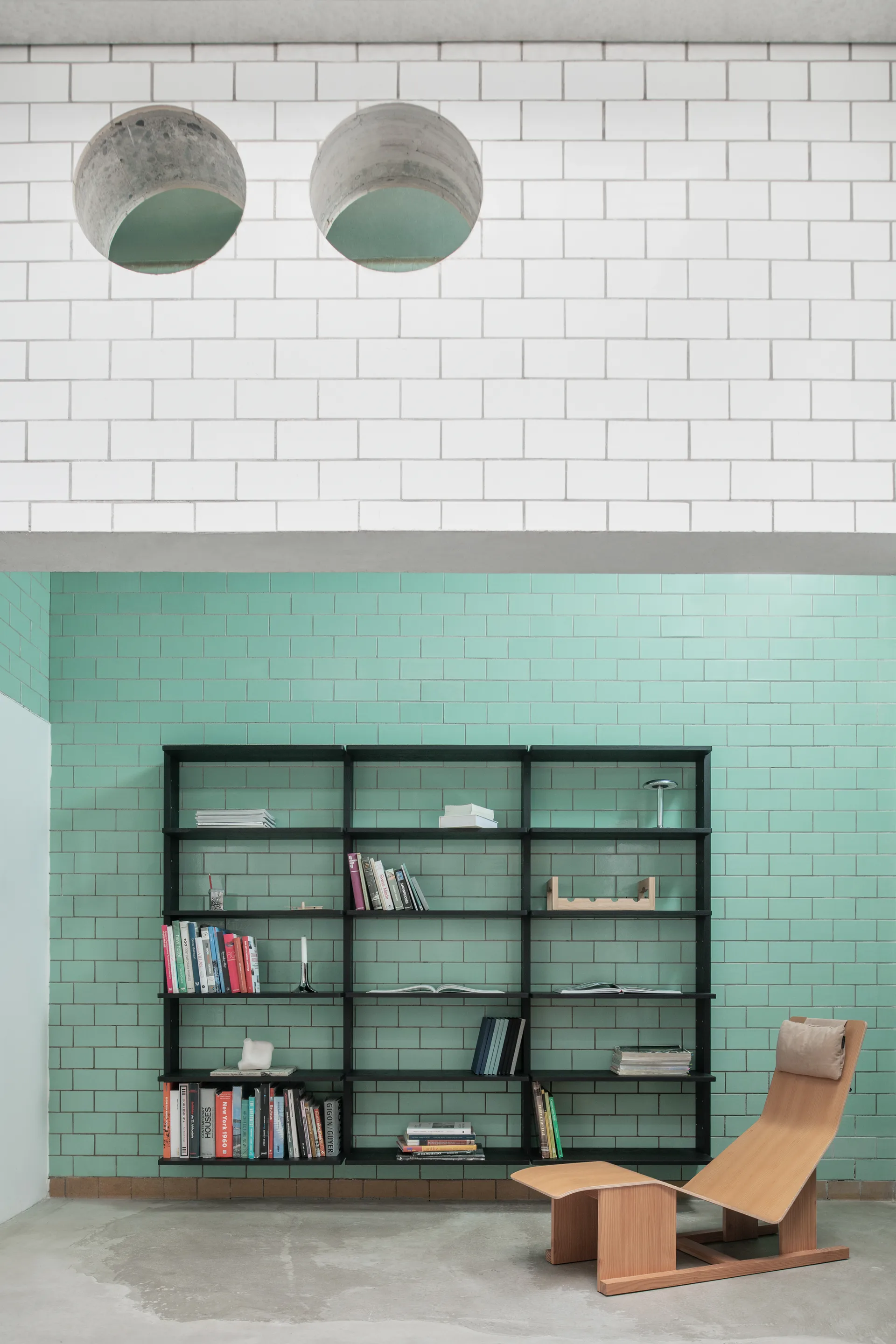 Gridlock - T3-A9-A9 shelf, Black stained Ash Massproductions