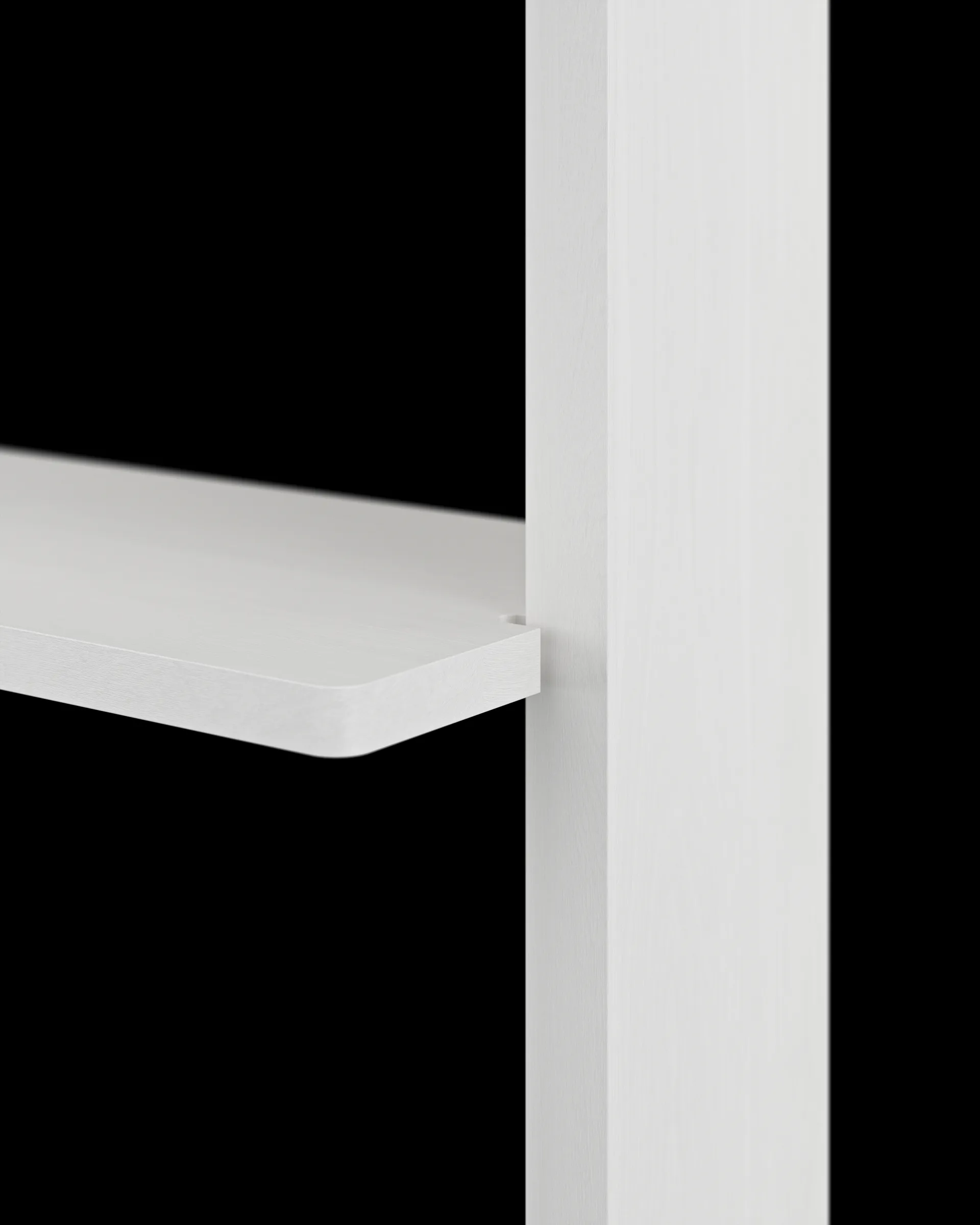 Gridlock - T3-A9-A9 shelf, White stained Ash Massproductions