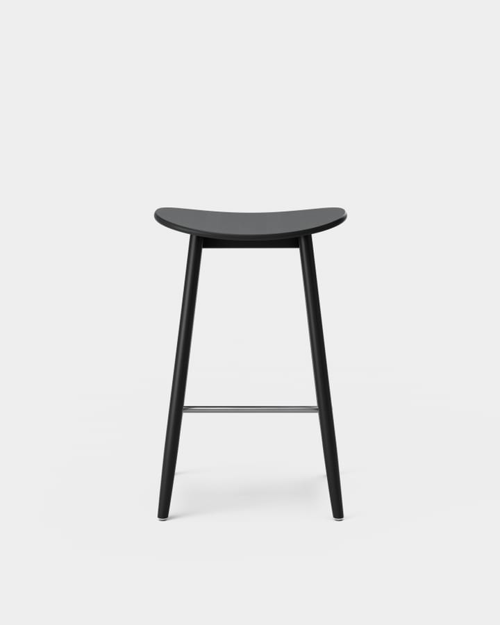 Icha barstool 65 cm, Black stained beech Massproductions