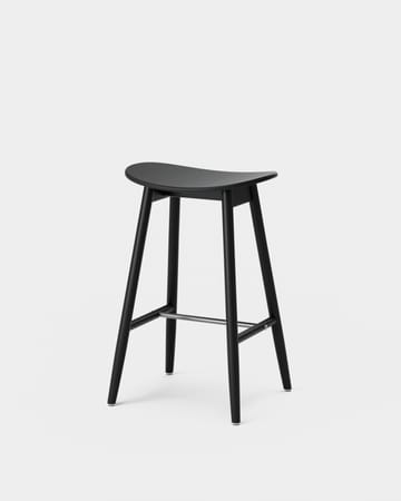 Icha barstool 65 cm - Black stained beech - Massproductions