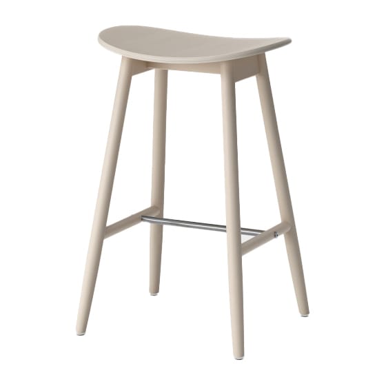 Icha barstool 65 cm - White-oiled oak - Massproductions