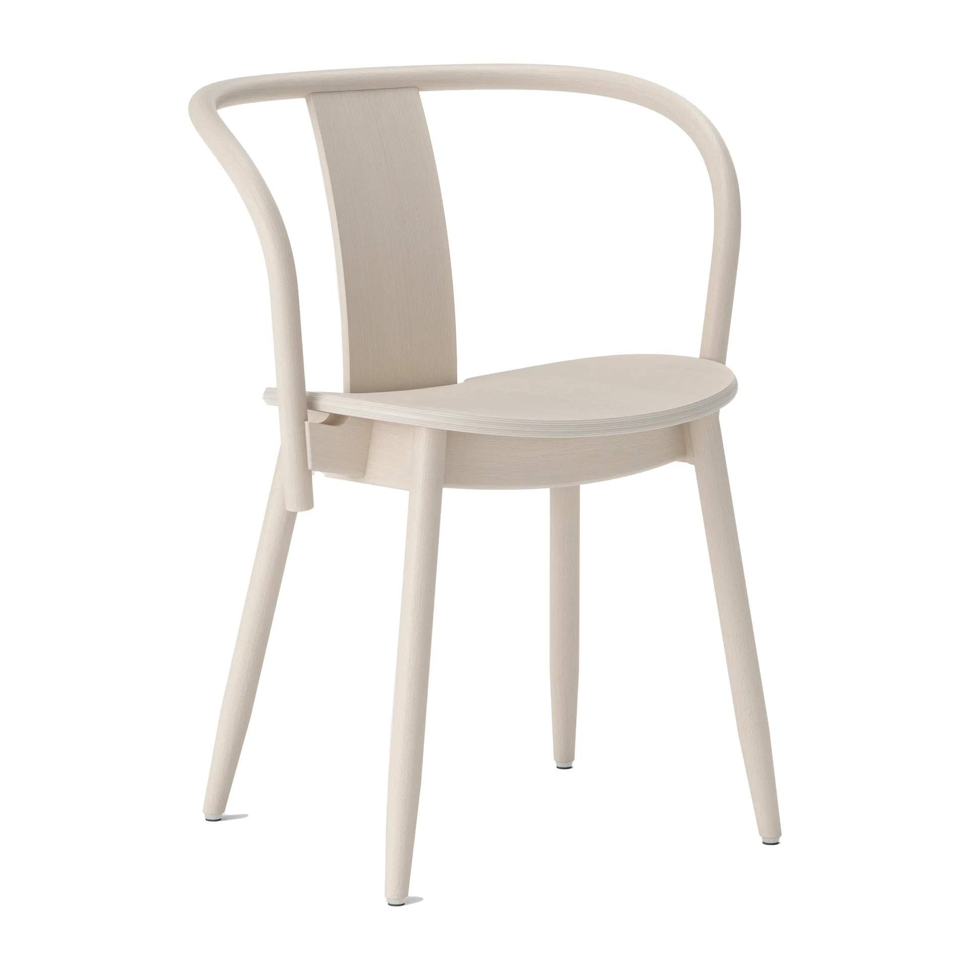 Icha chair, White-oiled beech Massproductions