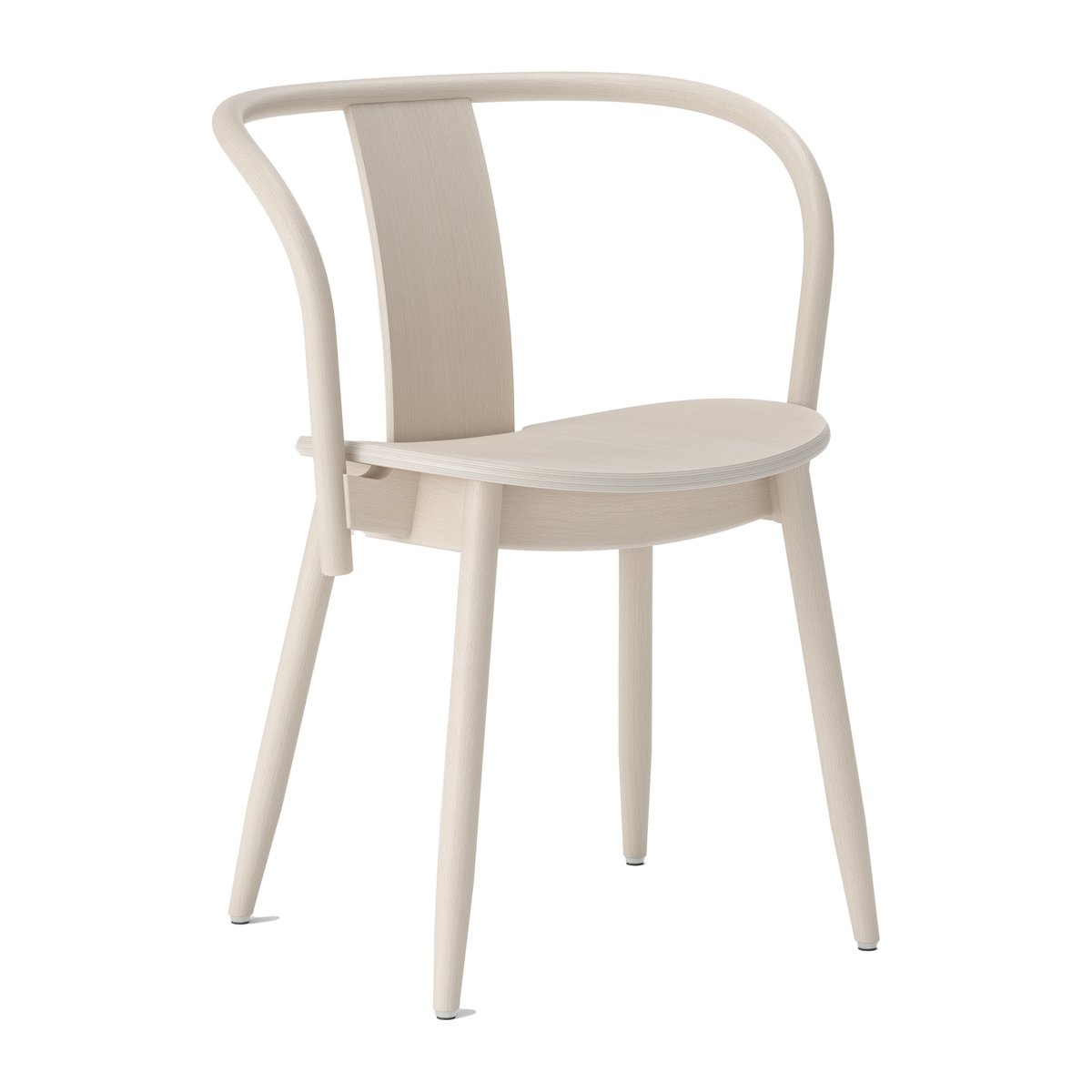 Massproductions Icha chair White-oiled beech | Scandinavian Design | Chairs | White