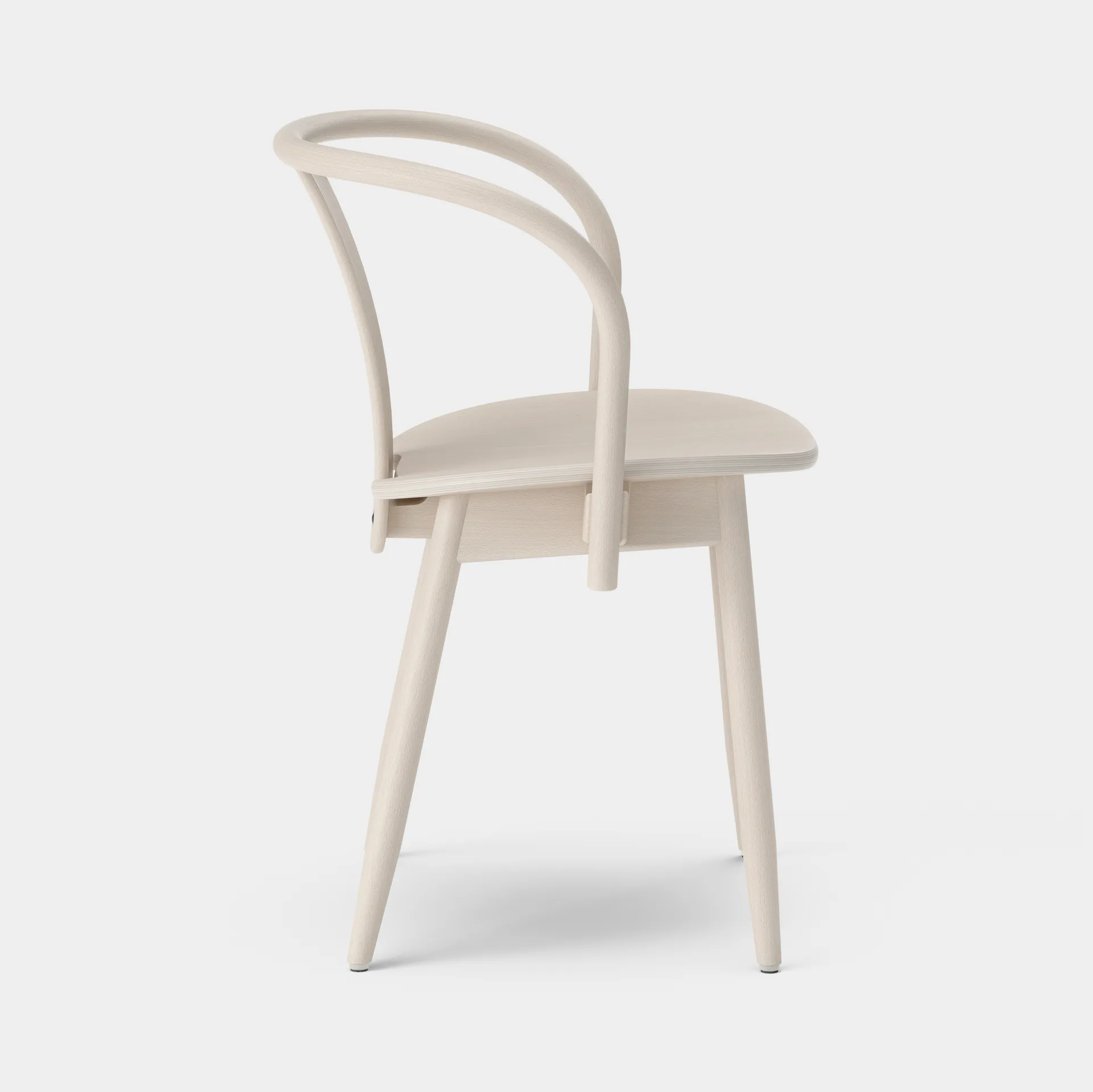 Icha chair, White-oiled beech Massproductions