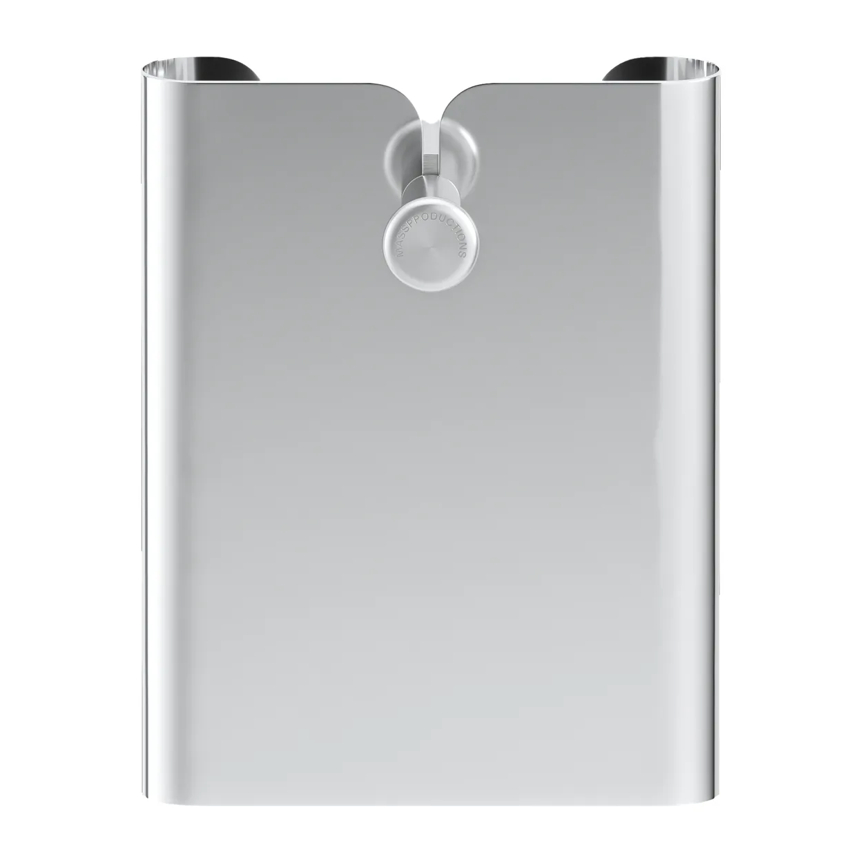 Massproductions Memory mirror Small 12x15 cm | Scandinavian Design | Wall mirrors | Silver-coloured
