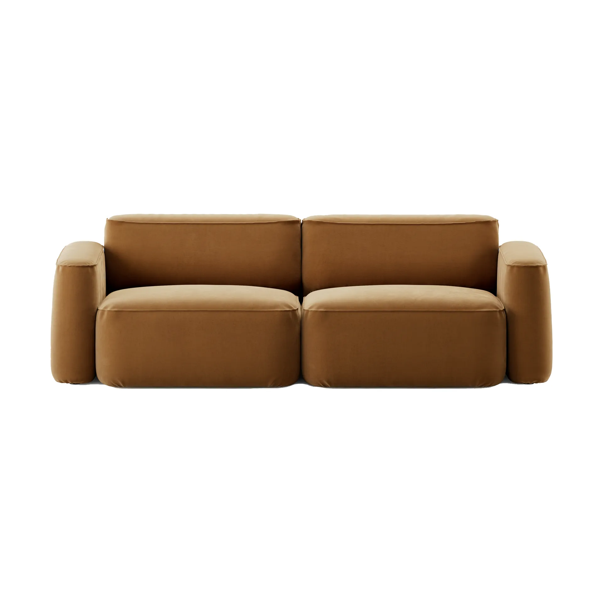 Patch 2.5-seater sofa, Atlantis 91 Cumin Massproductions