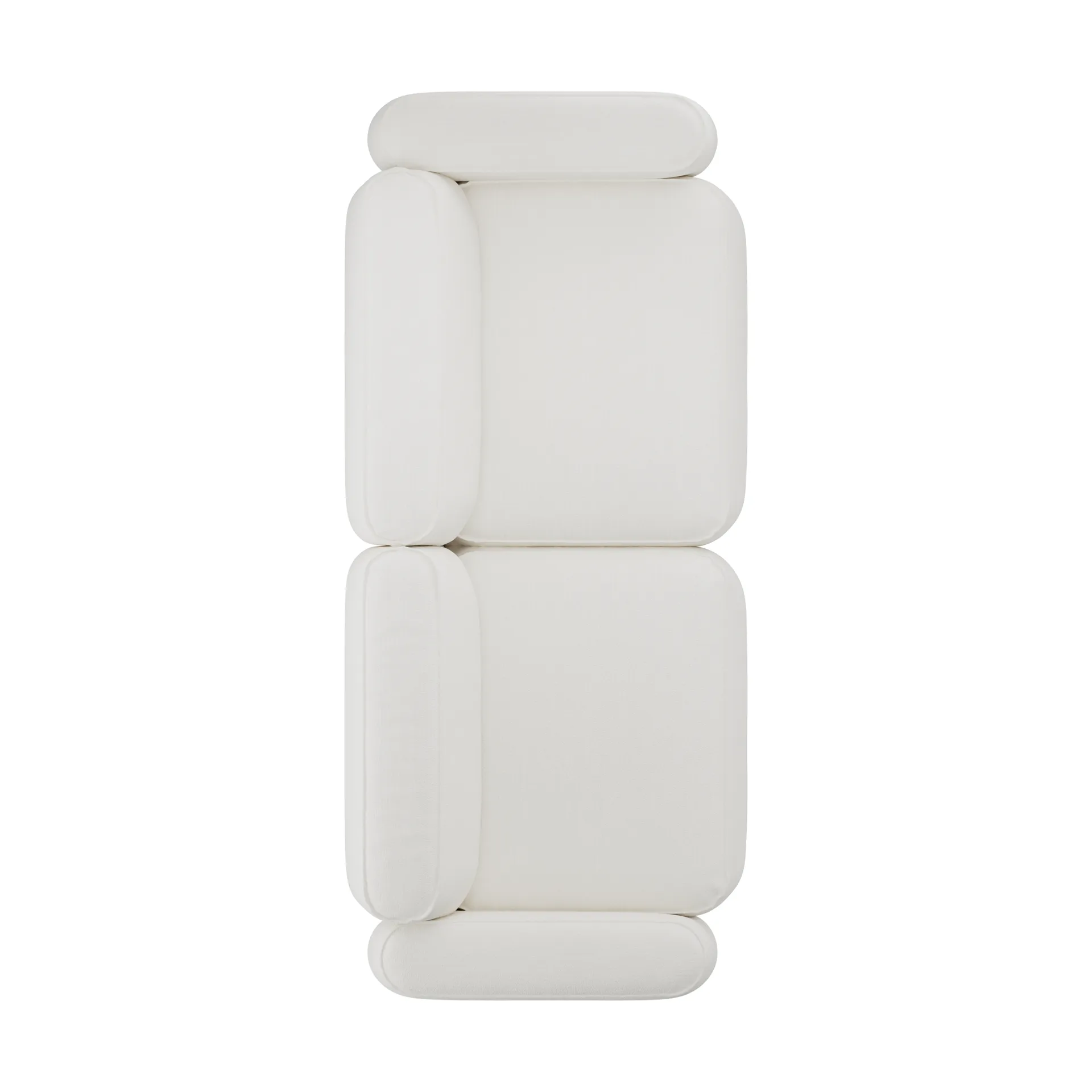 Patch 2.5-seater sofa, Ecriture 100 Massproductions