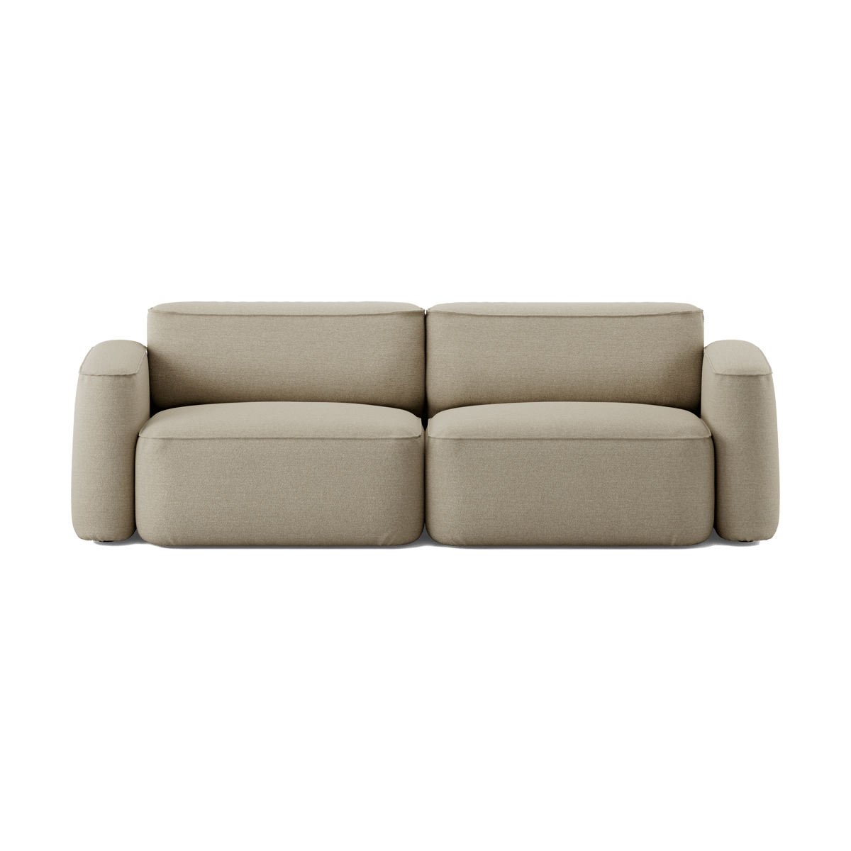 Massproductions Patch 2.5-seater sofa Ecriture 240 | Scandinavian Design | Sofas | Beige