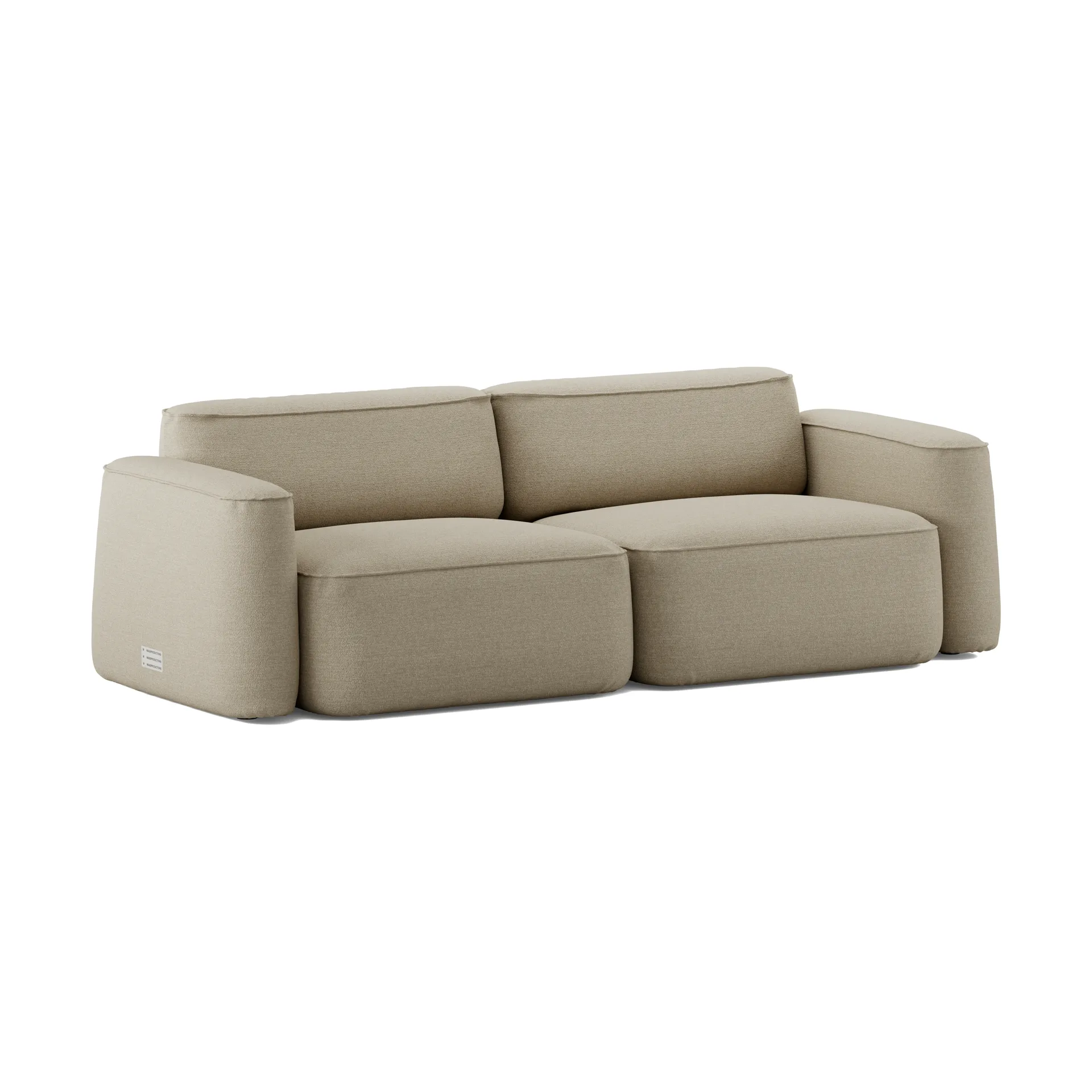 Patch 2.5-seater sofa, Ecriture 240 Massproductions