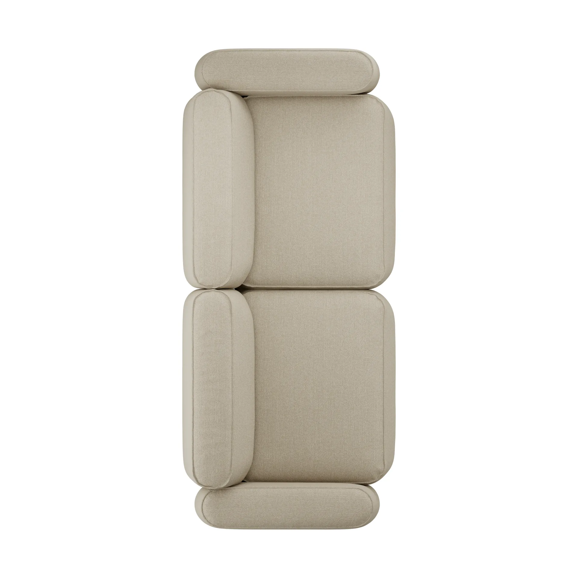 Patch 2.5-seater sofa, Ecriture 240 Massproductions