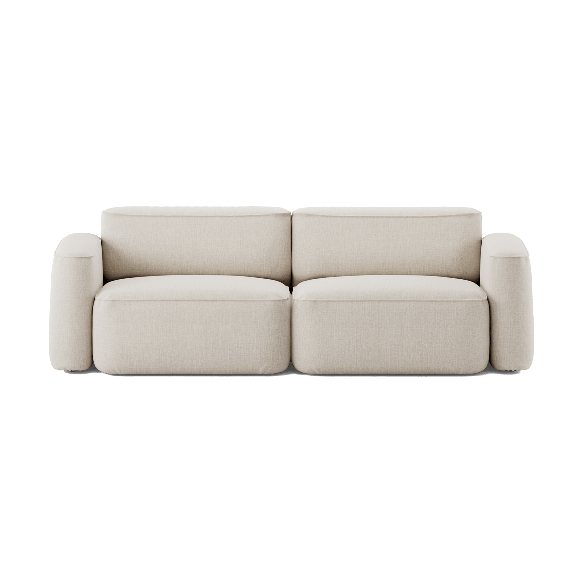 Massproductions Patch 2.5-seater sofa Linara 05 Porridge
