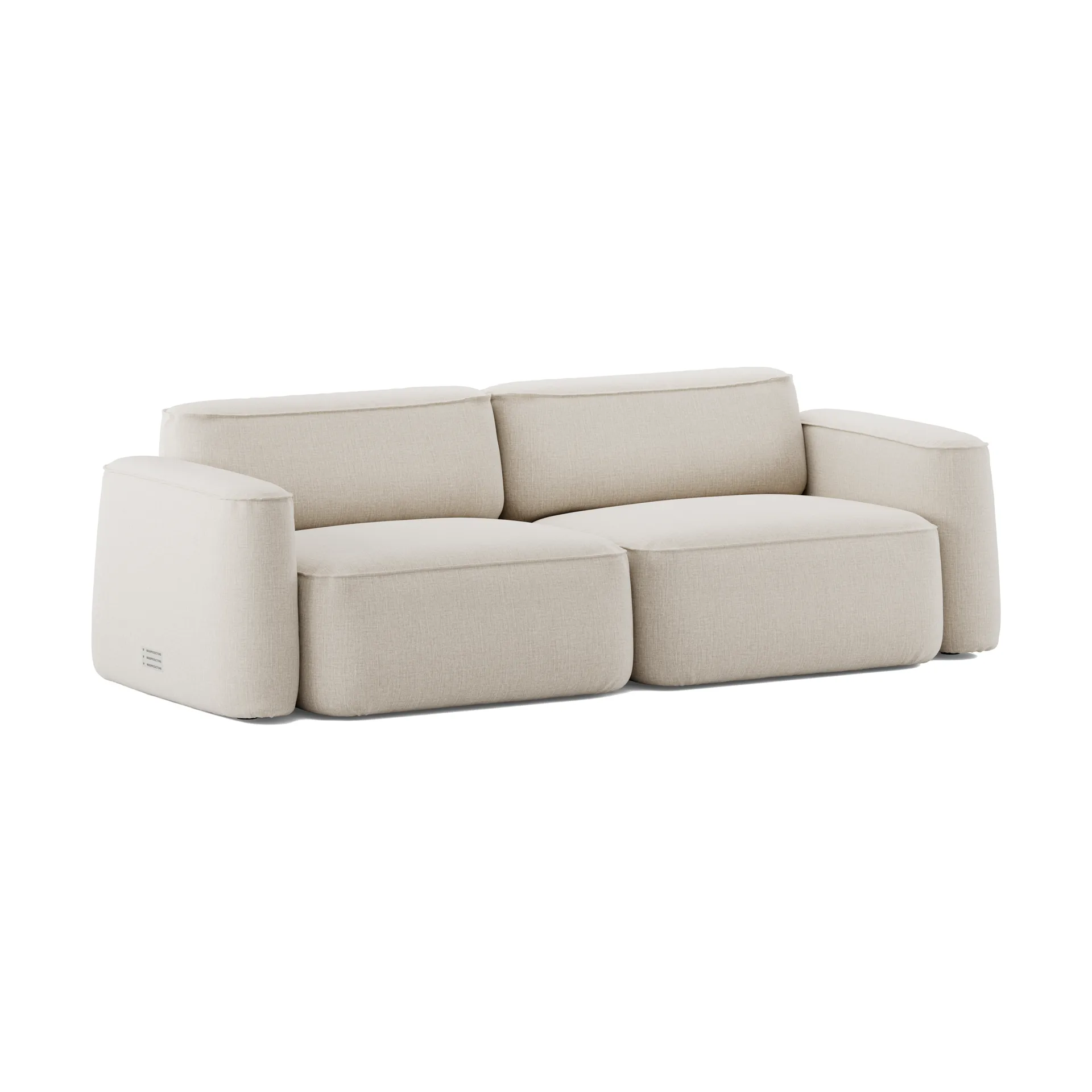 Patch 2.5-seater sofa, Linara 05 Porridge Massproductions