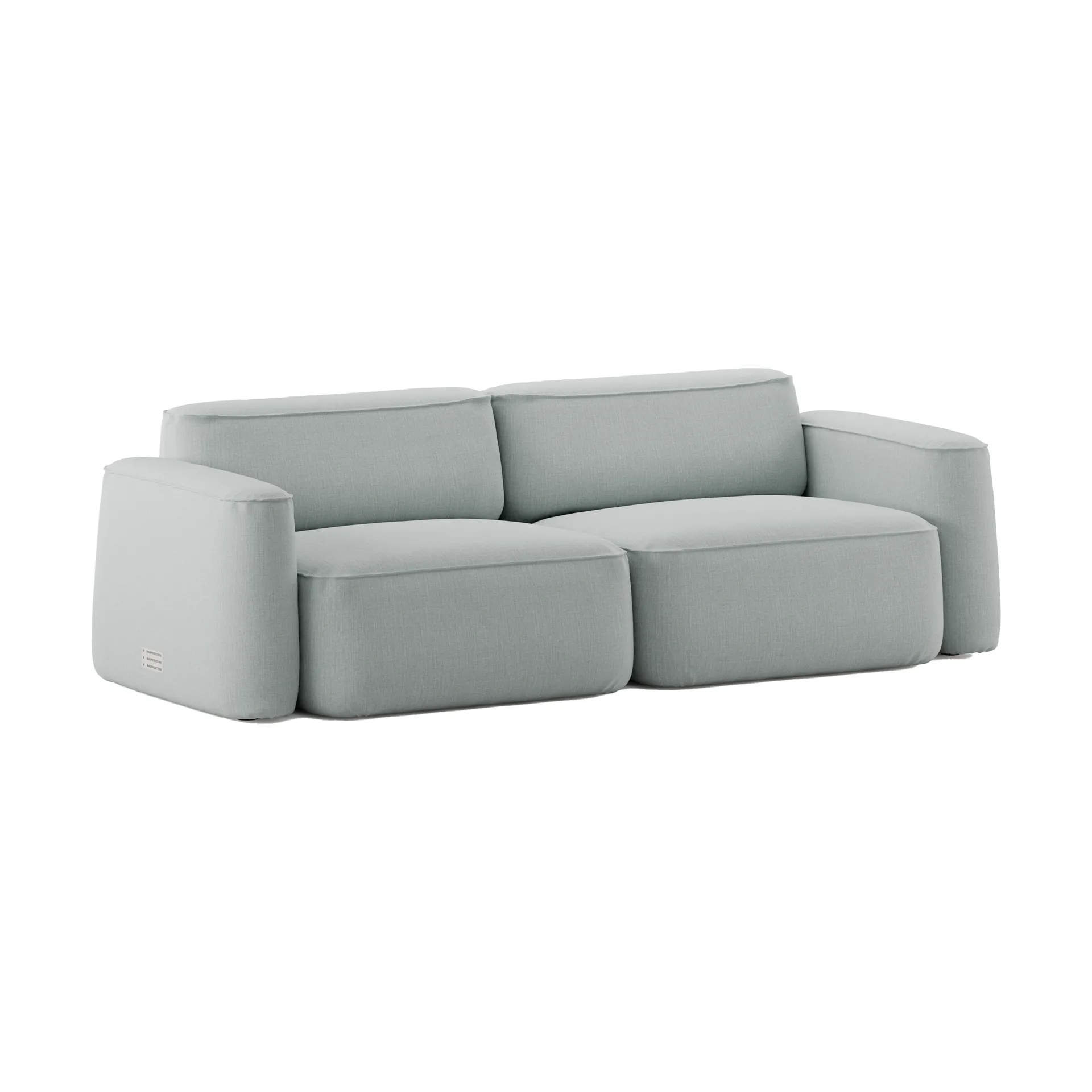 Patch 2.5-seater sofa, Linara 253 Swedish Grey Massproductions