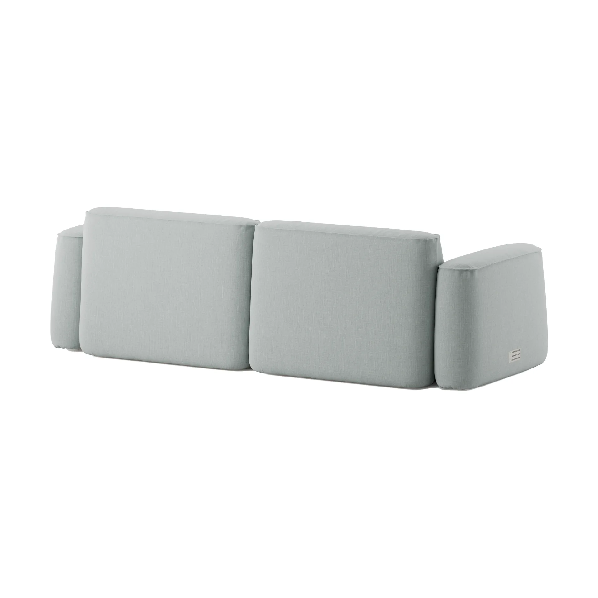 Patch 2.5-seater sofa, Linara 253 Swedish Grey Massproductions