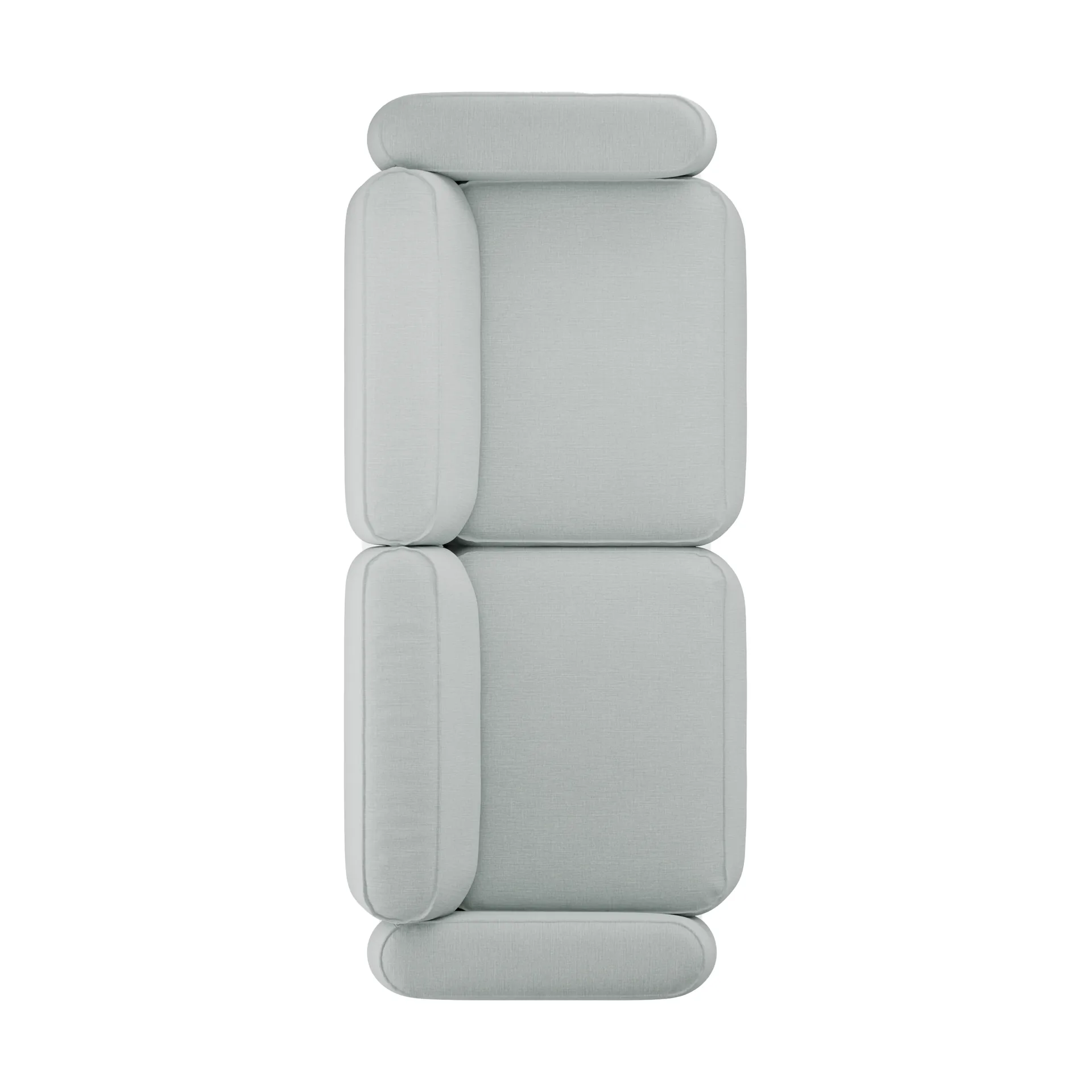 Patch 2.5-seater sofa, Linara 253 Swedish Grey Massproductions