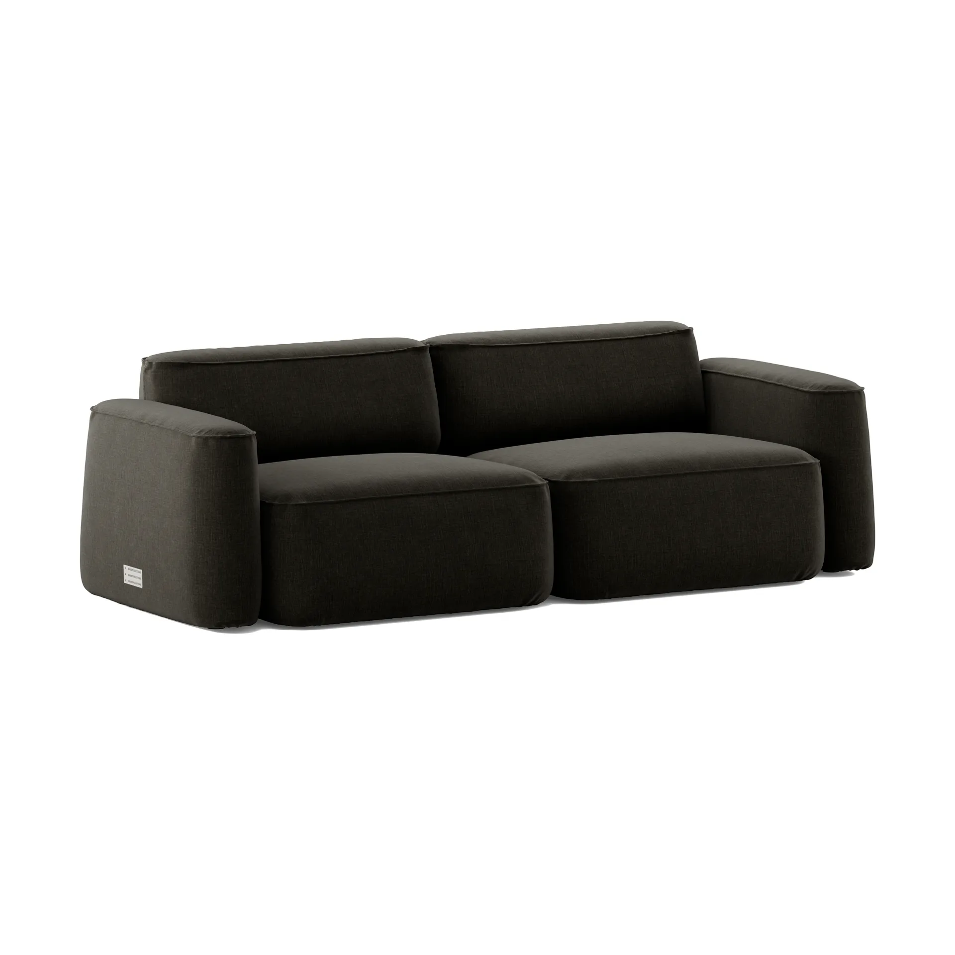 Patch 2.5-seater sofa, Linara 90 Espresso Massproductions