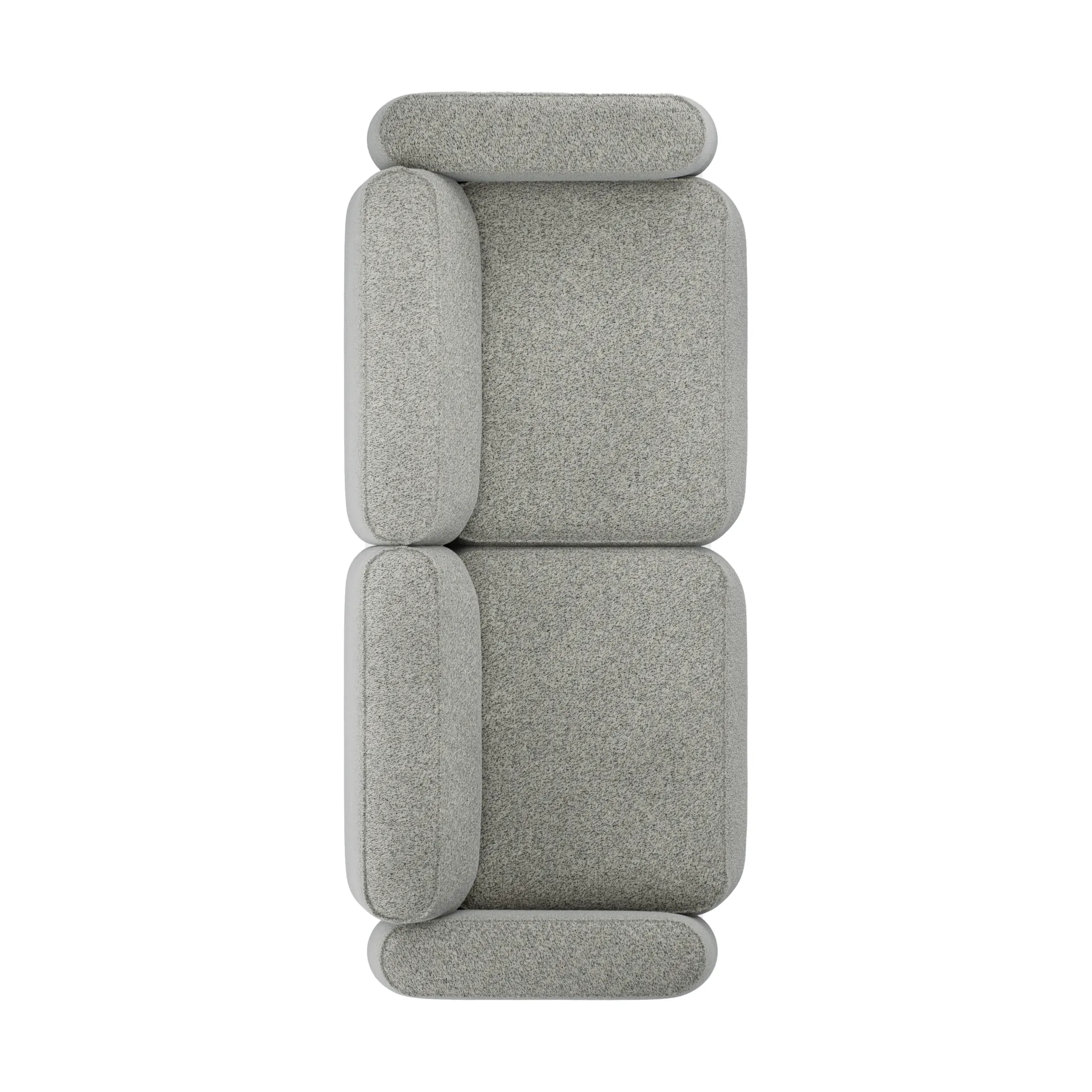 Patch 2.5-seater sofa, Spiral 23 Monochrome Massproductions