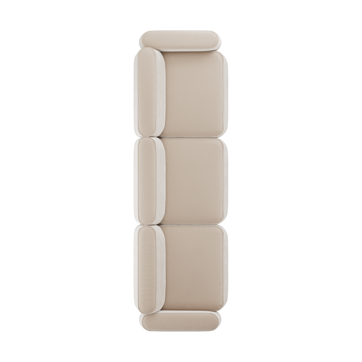 Patch 3-seater sofa, Atlantis 52 Alabaster Massproductions