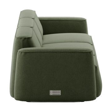 Patch 3-seater sofa - Linara 100 Tarragon - Massproductions