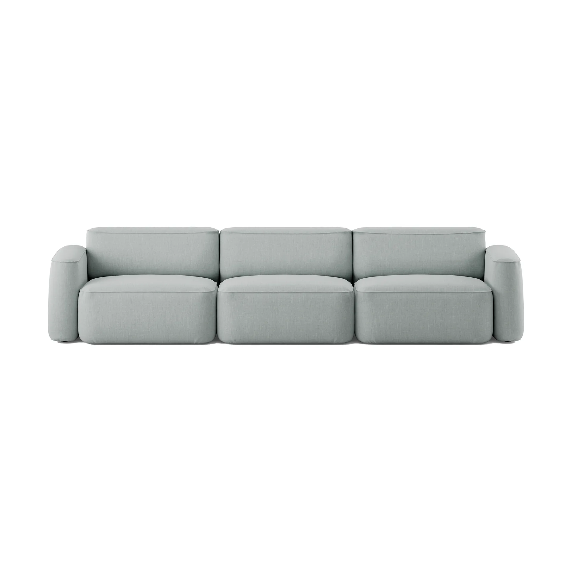 Patch 3-seater sofa, Linara 253 Swedish Grey Massproductions