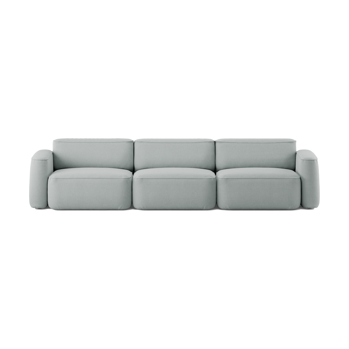 Massproductions Patch 3-seater sofa Linara 253 Swedish Grey
