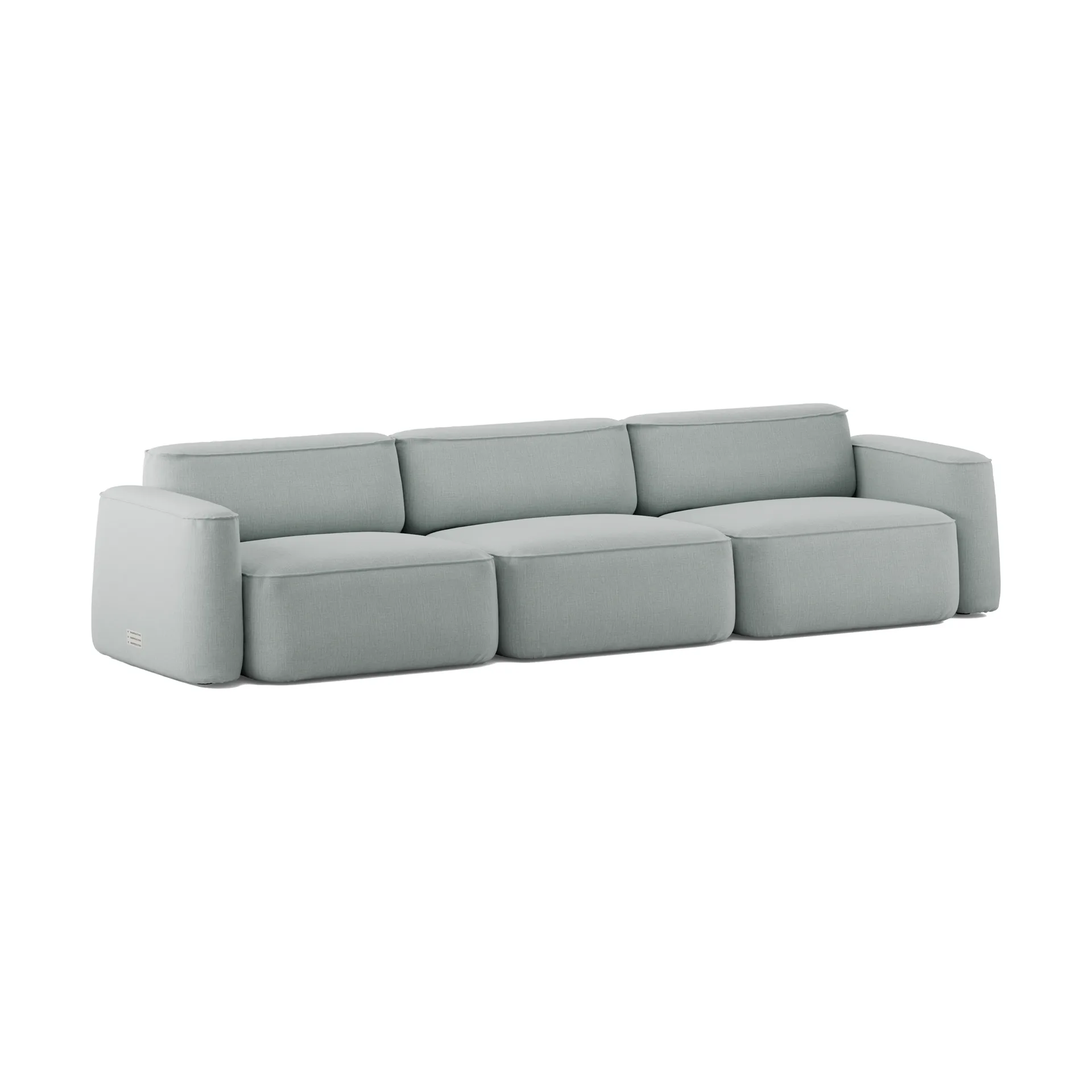 Patch 3-seater sofa, Linara 253 Swedish Grey Massproductions