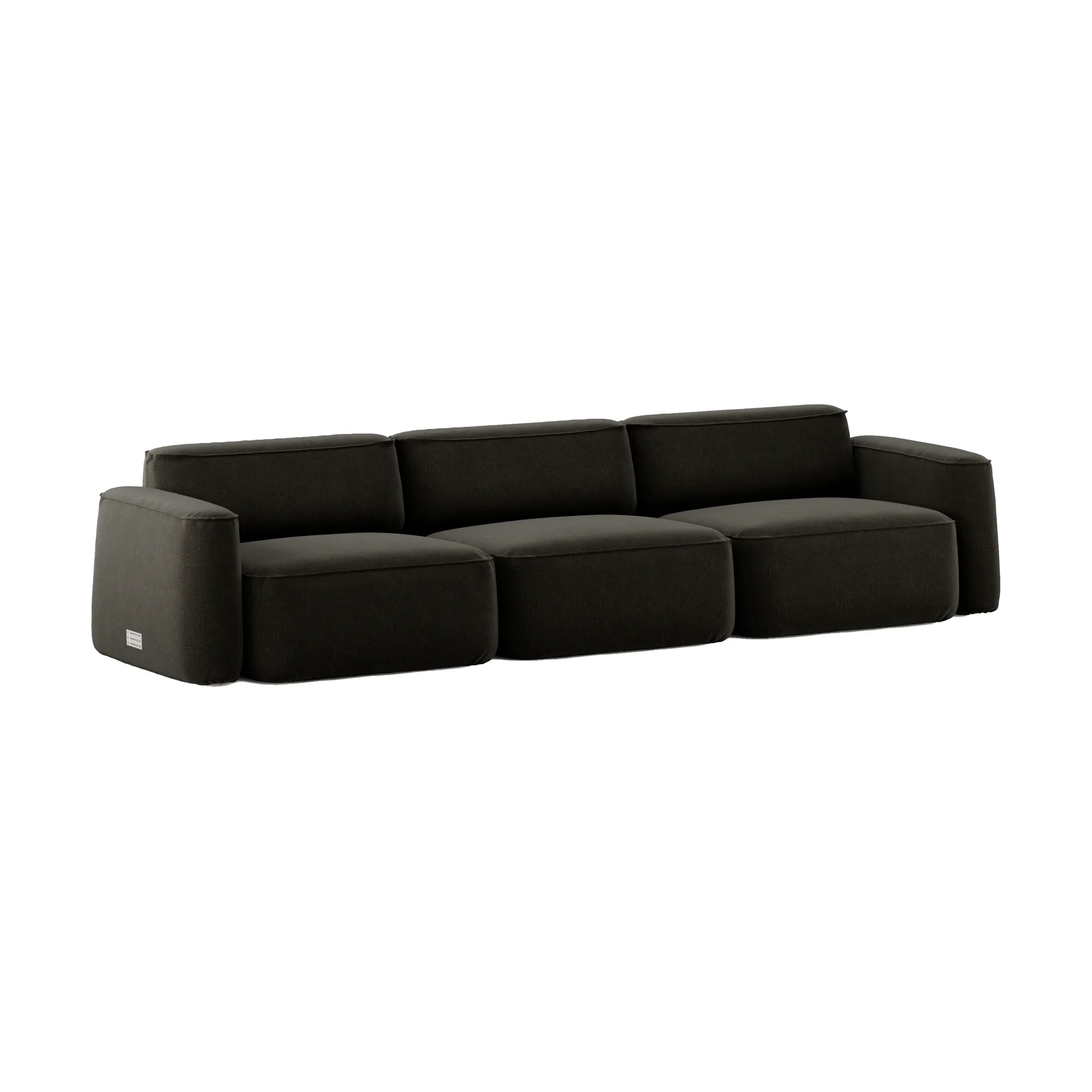 Patch 3-seater sofa, Linara 90 Espresso Massproductions