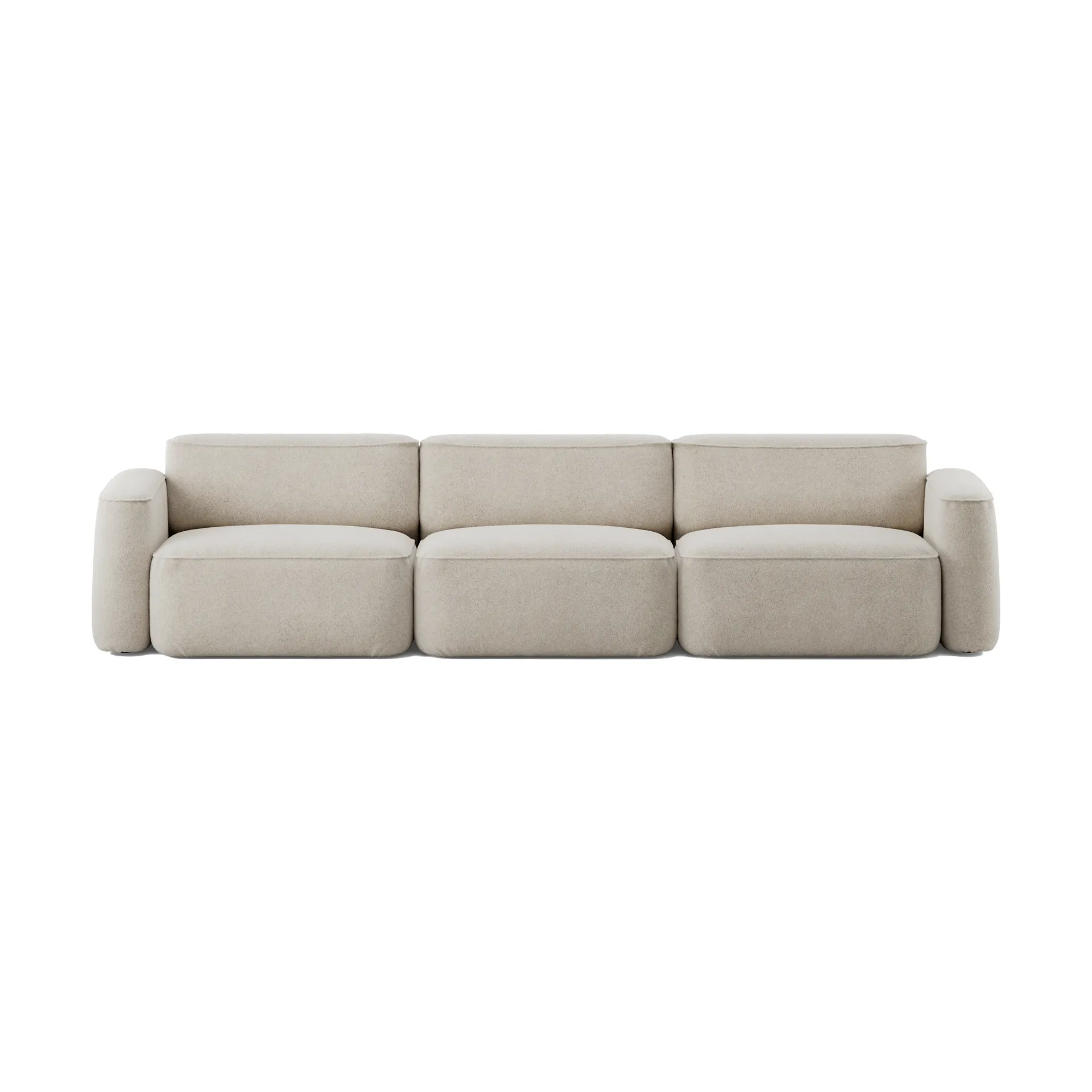 Patch 3-seater sofa, Spiral 21 Chalk Massproductions